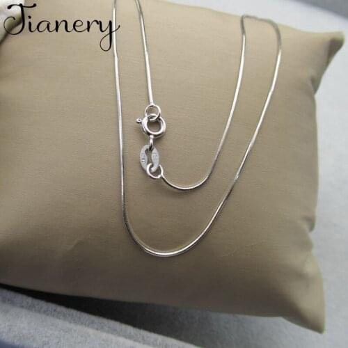 JIANERY 45cm Bohemian Vintage Silver Color Snake Chains Necklaces For Women Charm Choker Necklace Boho Jewelry 2019 New