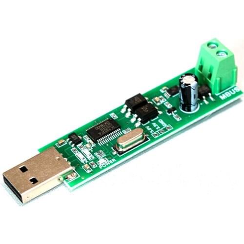 USB to MBUS slave module MBUS master-slave communication debugging bus monitoring/no spontaneous receiving