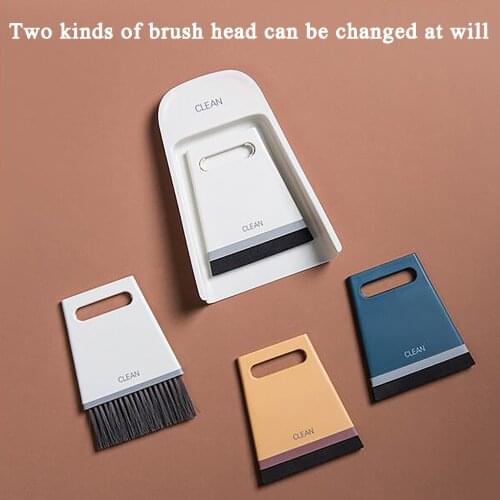 Creative Practical Function Car Pets Desktop Keyboard Sweep Cleaning Brush Small Portable Mini Broom Dustpan Mini Shovel