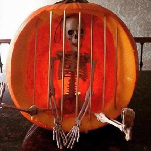 Skeleton props Tombstone gravestone Halloween home garden decoration pumpkin ghost witch wizard horror cosplay LED Halloween