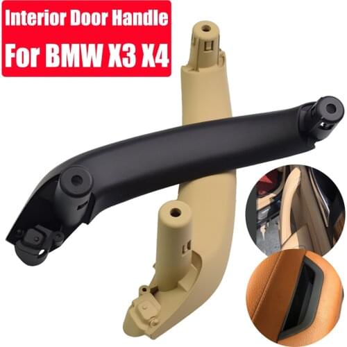 Car Inner Door Interior Door Handle Pull ABS Trim For BMW X3 X4 F25 F26 2010 2011 2012 2013 2014 2015 2016 2017 Black Beige