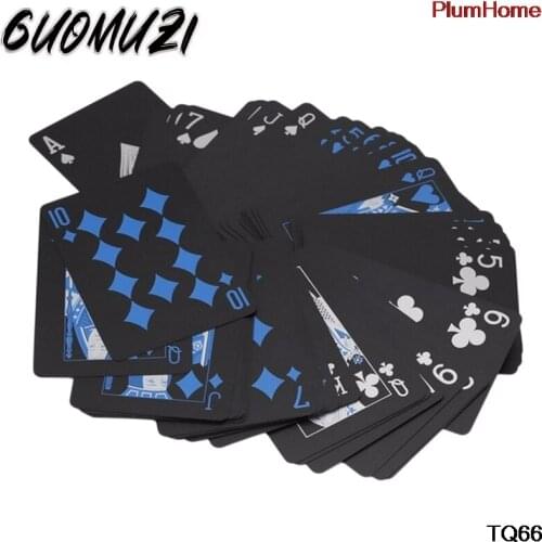 54Pcs/Set Waterproof PVC Pattern Poker Table Game Playing Card Collection Poker Table Game Playing Card Collection Pokers Card