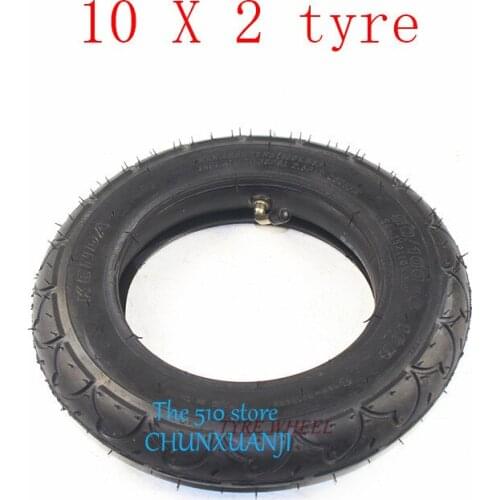 Free shipping 10x2.0 Rubber Tire Inner Tube 10x2 (54-152) tyre for electric scooter bike Refit Motorcycle parts 10x2 wheel tyre