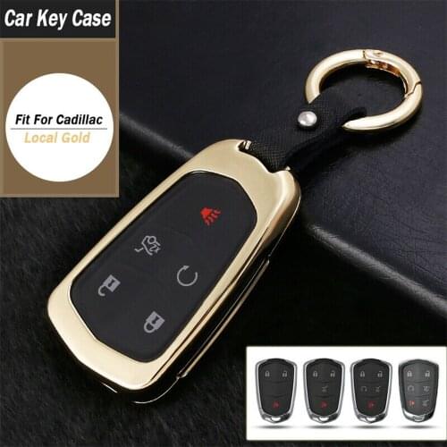 Zinc Alloy Car Remote Key Cover Case Bag For Cadillac ATS ATS-L XLS XTS XT4 XT5 XT6 CT6 CTS CTS-V SRX 28T Accessories Holder Fob