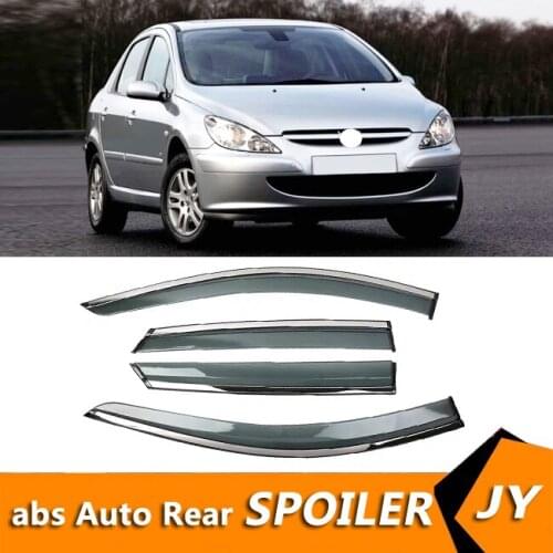 For Peugeot 307 2004-2007 Window Visor Vent Shades Sun Rain Deflector Guard For Peugeot 307 Auto Accessories 4PCS/SET