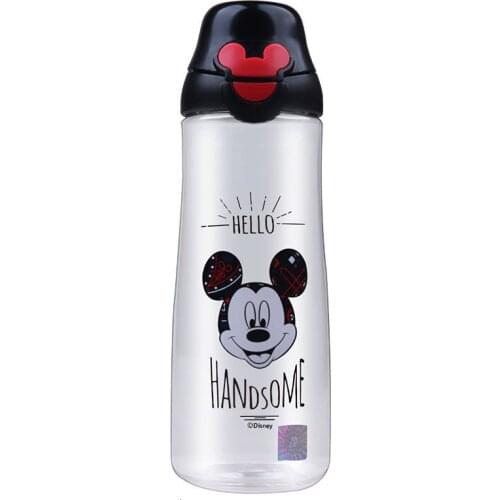 Disney Mickey Mouse Boy Cup Anti-fall Minnie Mouse Cartoon Girl Bottle Kindergarten Portable Large Capacity Children Outdoor Cup