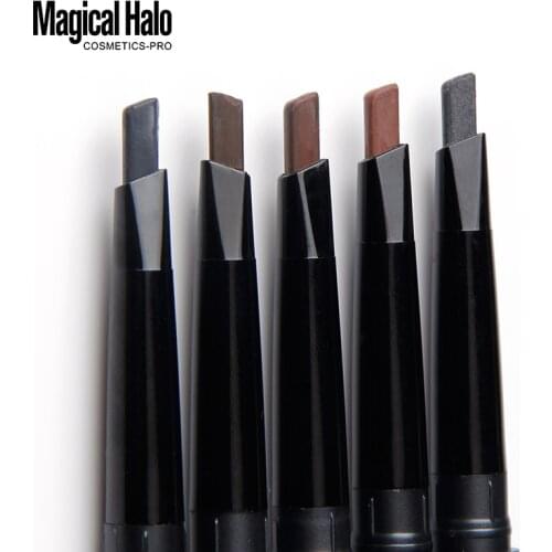 Magical Halo Automatic Double Rotate eyebrow pencil Waterproof 5 colors Eyebrow Natural eyebrow pencil cosmetics make-up TSLM1