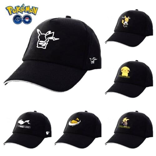 Pokemon Pikachu Mens Baseball Cap Cartoon Anime Adult Outdoor Sports Fashion Peak Cap Shade Hip Hop Cap Couple Birthday Gift