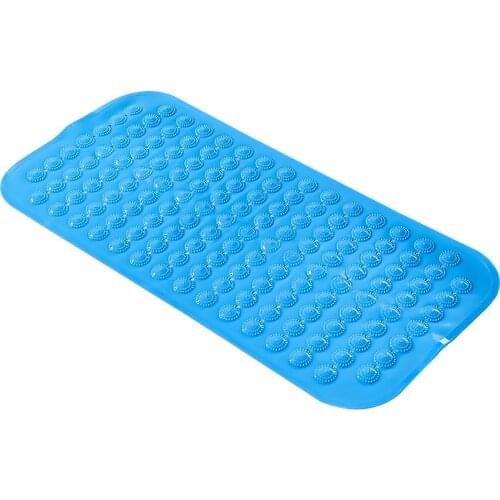 Bathroom Mat PVC Massage Foot Pad Shower Mats for Bathtub Wash Basin Shower Area
