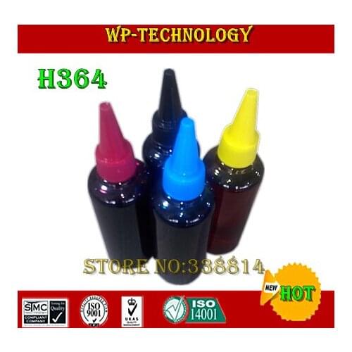 Dye ink, Compatible ink specialized suit for HP364 HP564 cartridge,Specialized High quality Ink, 100ml per color