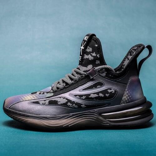 Breathable Light weight Running Shoes for Men Fitness Trainers Sports Leather Shoes Men Outdoor Lace Up Sneaker 2021