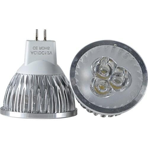 Lampadine led spotlight MR16 12v 24v 110v 220v 3W high power super 12 24 v volt bulb spot light home ceiling lamp down-light