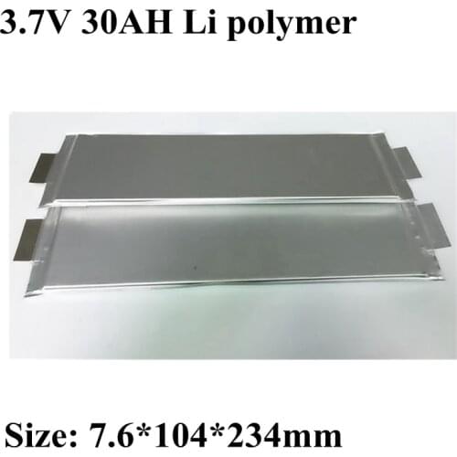New 3.7v 30Ah Li-polymer Battery Li-ion 3.7v 30ah High Capacity for E Bike Battery Pack Power Tools UPS Power Supply