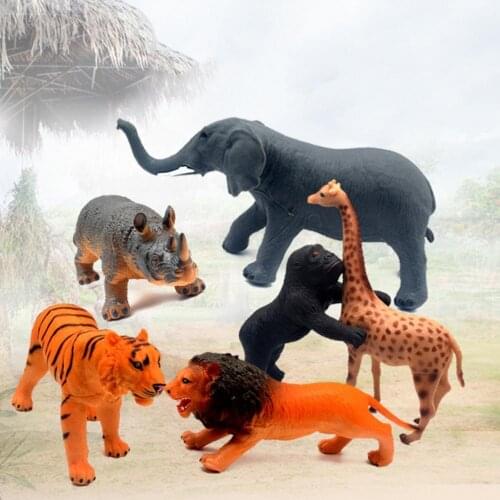 Elephant Model Exquisite Craftsmanship Wear-resistant Medium Sized Novelty Animals Model For Home