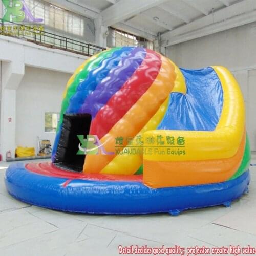 Extreme Dance Party Fun Bouncy Slide House Inflatable Dancing Disco Dome Jumper