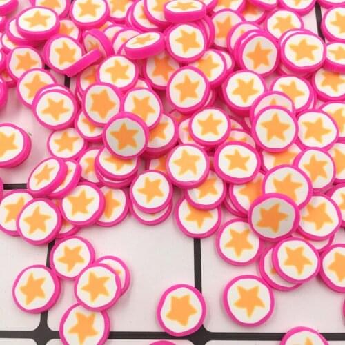 100g Nail Art Stickers Magic Star Slices Polymer Hot Clay Sprinkles for Crafts Making Scrapbooking DIY Phone Deco
