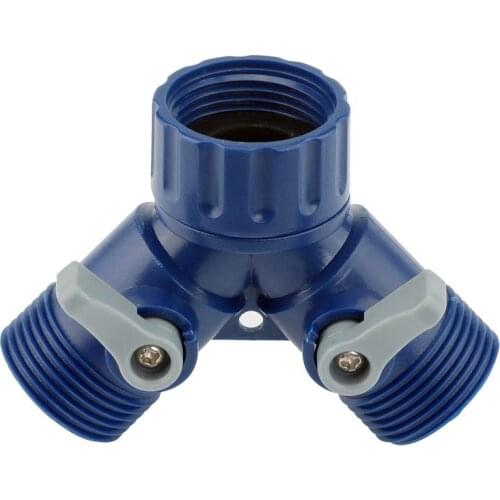 Faucet Adapter Shunt Switch Two-way Control Valve Adapter For G3 / 4 '' Connector Garden Irrigation System Tools