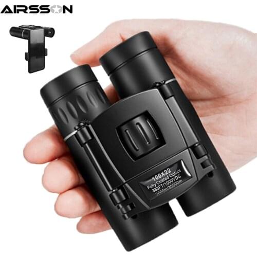Professional Binoculars 100X22 40x22 20x22 30000M Long Range Folding Mini HD Telescope Light Night Vision Outdoor Hunting Optics