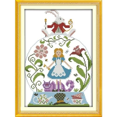 Fairy Tales Baby Room Decor Chinese Print Pattern On Canvas Cross Stitch Kits Embroidery Needlework Sets Counted Patterns Dmc