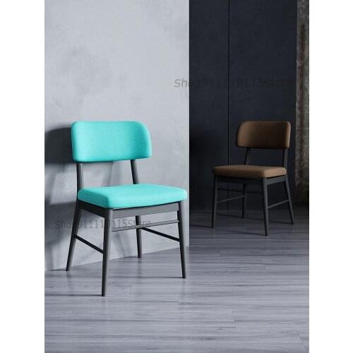 Chair Nordic Simple Modern Light Luxury Dining Chair Family Study Desk Stool Back Student Bedroom Book Chair Ins