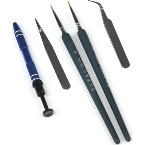 Super Bargain 5 In 1 Switch Lube Tools Collection For Customized MX Mechanical Keyboard Cherry Kailh Gateron Outemn MX Switch