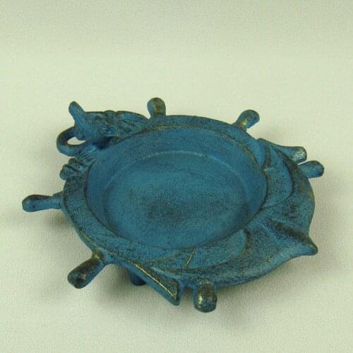 Vintage Bronze Rudder Model Handmade Copper Anchor Miniature Iron Art Antique Decoration Craftworks Embellishment Accessories