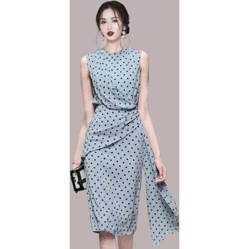 Women Dress Summer New Party Elegant Off Shoulder Sleeveless Dress 2021 Fashion Holiday Beach Skirt Sexy Chiffon Womens Wear