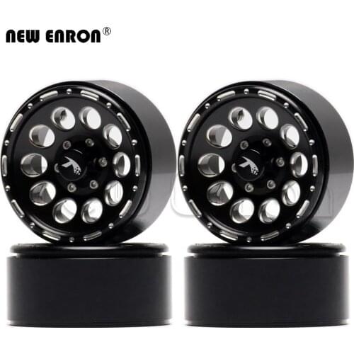 1.9 inch 4Pc Alloy High Quality Beadlock Wheel Rim Hub for RC Crawler Car 1/10 D90 D110 MST Traxxas TRX4 Jimny TF2 Tamiya Axial