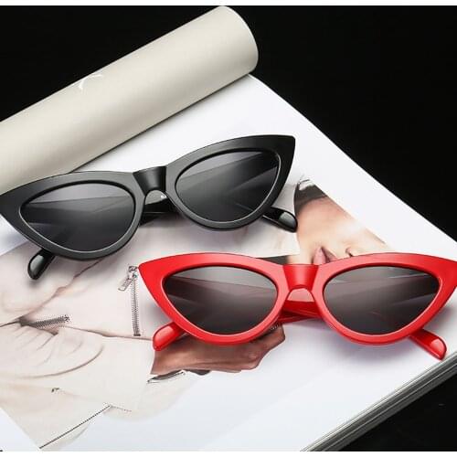1pc Riding Glasses Fishing Glasses Retro Vintage Sunglasses Vintage Cateye Goggles Sexy Small Cat Eye Sun Glasses for Women