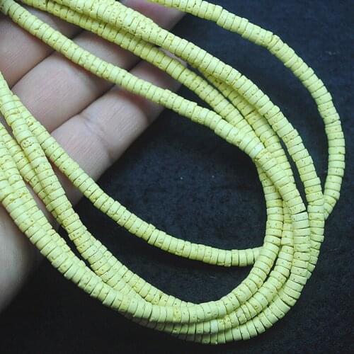 15" natural lava stone diy beads dis shape for womens bracelets making jewelry findings lava stone chips 4x2mm 6x2mm 8x2