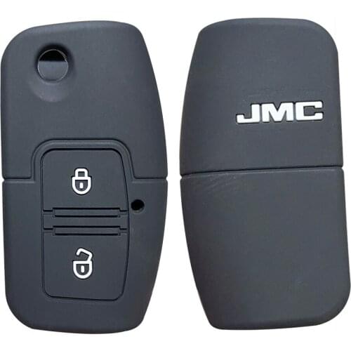 2 Buttons Flip Folding Key Holder Cover Fob Case For JMC BOARDING Pickup Car Accessories 2020 Key Case Shell Car-styling Keyless