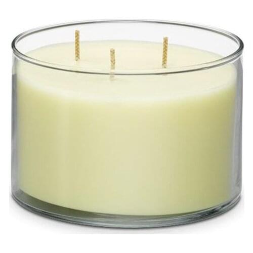 3 wick Glass Inside Unscented Wax candles and scents свечи и ароматы velas y aromas