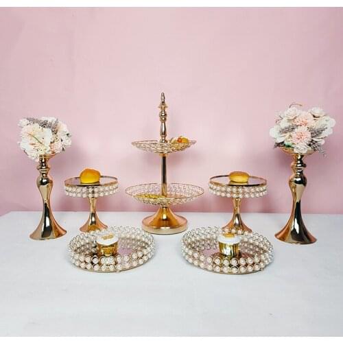 3pcs-11pcs cake stand set Dessert Wedding Birthday Party Dessert Cupcake Plate Rack