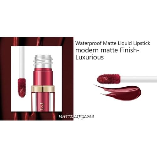 6pcs/set Lips Makeup Matte Liquid Lipstick Set Lipgloss Easy To Apply Long-lasting Waterproof 6 Colors SSwell