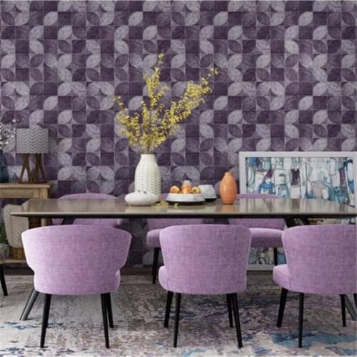 Beibehang Modern simple pattern leaves PVC waterproof wallpaper bar milk tea shop studio clothing shop TV background wallpaper