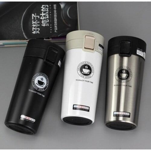 C2 HOT Premium Travel Outdoor Vacuum Flask Coffee Mug Stainless Steel Thermos Tumbler Cups thermo Water Bottle Tea Mug Thermocup