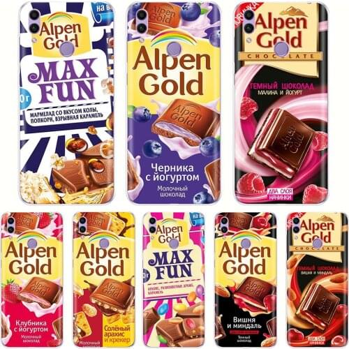 For huawei honor 8C Case 6.26'' inch Silicon Soft TPU Chocolate Russian Back Cover for huawei honor 8c Protect Phone cases bags