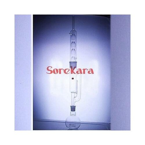 250ml Glass Soxhlet Extractor Extraction Apparatus With Bulbed Condenser Extractor Body Lab Use Experimental supplies