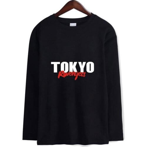 Anime Tokyo Revengers Shirts Crew Neck Mens Shirt Long Sleeve Women Tshirts Unisex Casual Harajuku Sweatshirt Comics Clothes