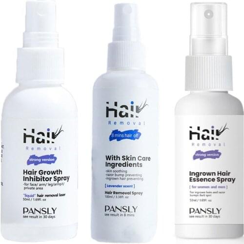 100ml Lavender Inhibitor Cream Body Lotion Hair Removal Spray Permanent Hair Growth Inhibitor Spray Repair Essence Wholesale