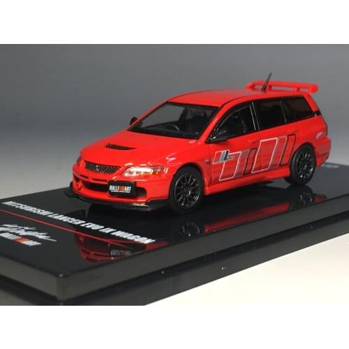 Inno 1/64-Ev09w-Rare Mitsubishi Lancer Evo IX Wagon 2005 Ralliart Red Die Cast Model Car Collection Limited
