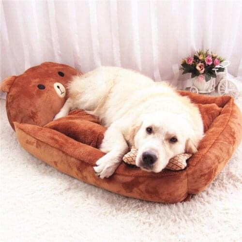 Cute Pet Dog Bed Mat Animal Cartoon Shaped For Large Dogs Pet Lounger Soft Sofa Kennels Cat House Dog Pad Teddy Mats Pet Supplie