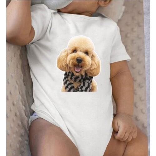 Little Dog Printed Cute Clothing Kids' Things New Born Baby Clothes Toddler Shower Gifts Infant Costume Girls Outfits