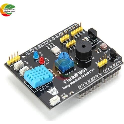 Multifunction Expansion Board DHT11 LM35 Temperature Humidity Module with Buzzer Adjustable 3386P Potentiometer for Arduino