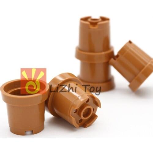 MOC Brick Parts Garden Plant Potted Flowerpot Flowerpotboughpot Classic Piece Building Block Toy Accessory City Street View