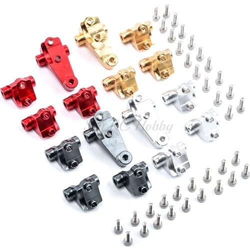 NEW Aluminum Brass Axle Mount Set Suspension Links Stand for RC Crawler Car Traxxas TRX-4 TRX4 TRX-6 TRX6 8227 Upgrade Parts