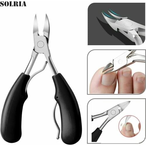 Professional Nail Clippers Thick Toe Hand Feet Scissors for Ingrown Toenails Chiropody Podiatry Plier Nail Art Manicure Tools