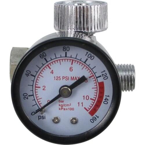 Pneumatic Air Control Compressor Pressure Gauge Regulating Regulator Valve R06