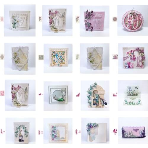 Various Flowers Cutting Dies Scrapbook Dariy Decoration Stencil Embossing Template DIY Greeting Card Handmade