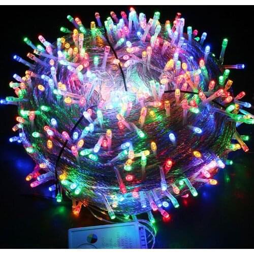 AC220V 10M 20M 30M 50M 100M Christmas Outdoor String Lights Garland Waterproof LED Fairy Light Wedding Party Xmas Holiday Light